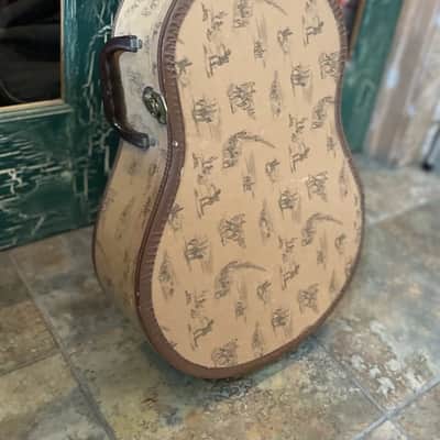 Vintage Kay Cowboy Theme 3/4 Guitar Case Ranch / Western / Frontier Theme image 10