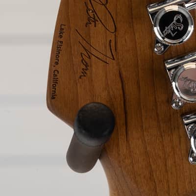 Suhr Pete Thorn Signature Custom HSS Electric Guitar, Ebony Fingerboard, Graphite Metallic image 3