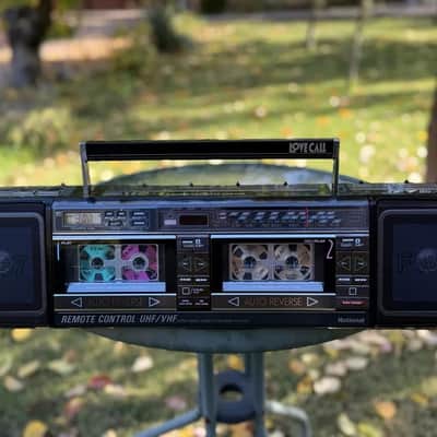 National RX-FW67 Rare Vintage Boombox Getto blaster Warranty Cassette Serviced image 3