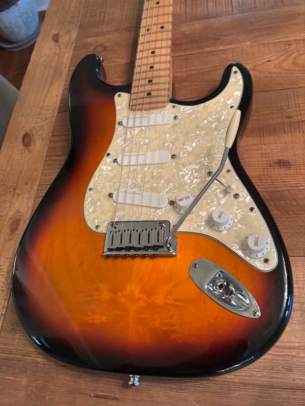 Fender Strat Plus Ash Body Lace Sensors TBX Wilkinson Schallers 1992 - Antique Burst
