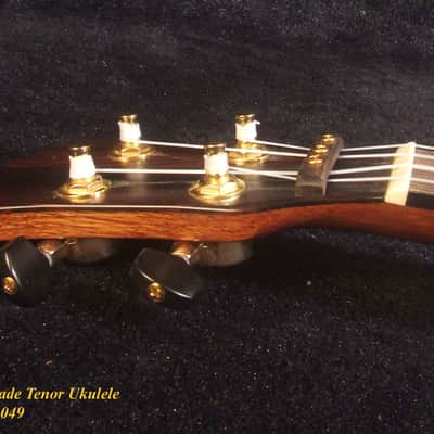 Handmade Tenor Ukulele, Solid Spalted Maple, Indian Rosewood, Soft-bag, Bruce Wei UG17-3049 image 10