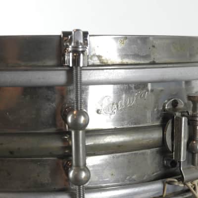 1920s Ludwig 4x14 "All Around" Dance Model Snare Drum image 10