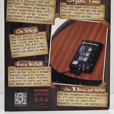 HONZ Tech ToneWood Amp for Acoustic Guitar - Black image 5