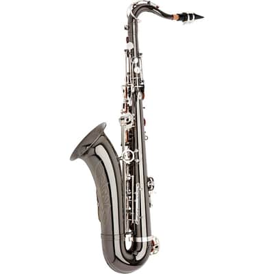 Allora ATS-450 Vienna Series Tenor Saxophone Regular Black Nickel Body Silver Keys image 2