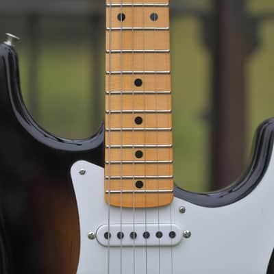 Fender Custom Shop Vintage Custom 1955 Stratocaster, NOS, Maple Fingerboard - Wide-Fade 2-Color Sunburst image 8