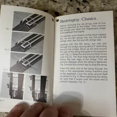 Takamine Owners Manual Hang Tag Nice New Old Stock 1978 EF F132s 360 400 340 image 4