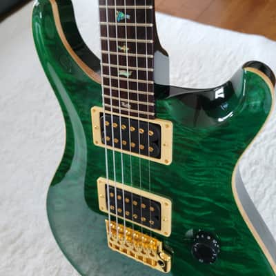 PRS Custom 24 Artist Package 20th anniversary 2005 Emerald Green image 3