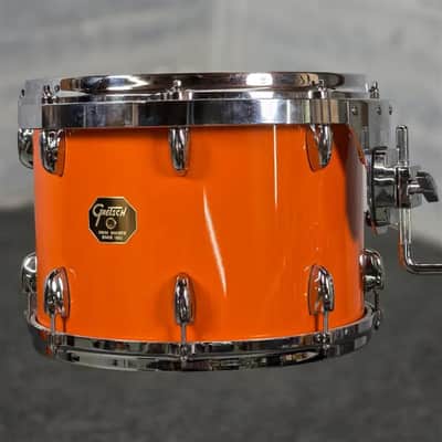 Used Gretsch USA Custom 4pc Drum Set Orange Gloss - Very Good image 8