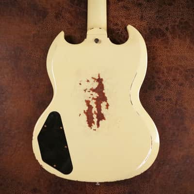 Gibson Custom 1963 SG Special Heavy Aged in Classic White image 10