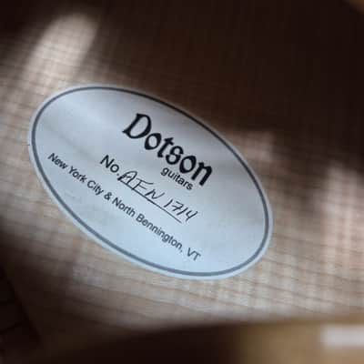 Dotson Hand-Carved Archtop Electric Guitar Made in USA - Natural Demo image 21