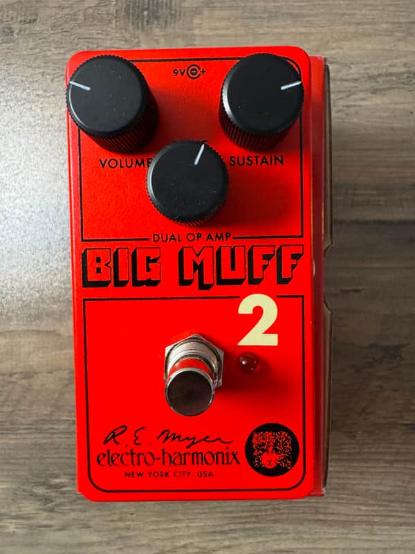 Electro-Harmonix / JHS Nano Big Muff 2 Dual Op-Amp Fuzz 2025 - Present - Red image 1