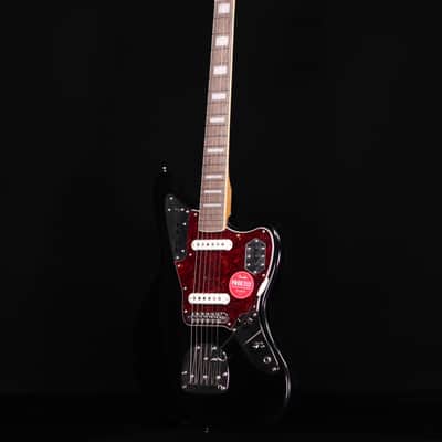 Squier Classic Vibe '70s Jaguar, Laurel FB, Black image 6