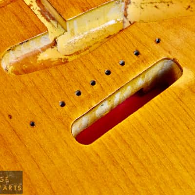 Vintage 1959 - 1960  Fender Stratocaster Project Body PRE-CBS Tone Wood Strat 3lbs 13oz! image 13