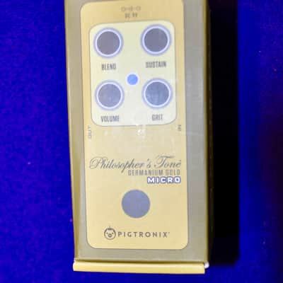 Pigtronix Philosopher's Tone Germanium 2010s - Gold image 7