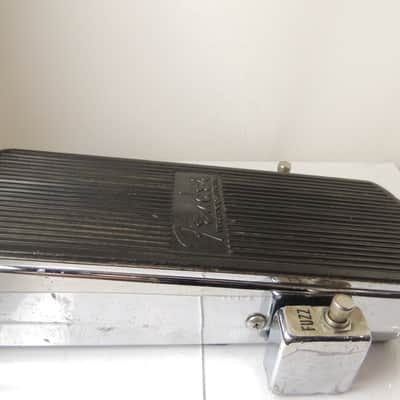 Vintage Fender Fuzz Wah Effects Pedal Chrome Free USA S&H image 3