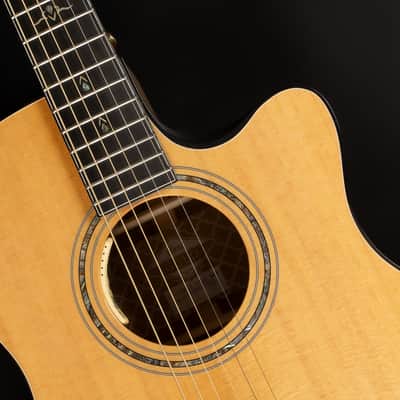 2022 Cort Gold Edge - Natural | All Solid Grand Auditorium Acoustic Guitar Torrefied Sitka Spruce Top Myrtlewood L.R. Baggs Anthem Pickup | OHSC image 16