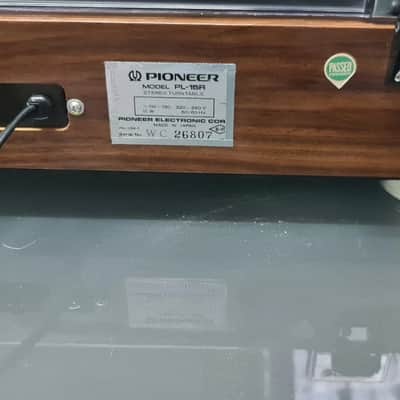 VINTAGE PIONEER TURNTABLE 1970,s/MADE IN JAPAN/110V-240V image 6