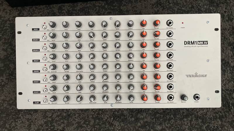 Vermona DRM1 MKIV Analog Drum Synthesizer with Trigger Inputs 2021 - Present - Silver image 1