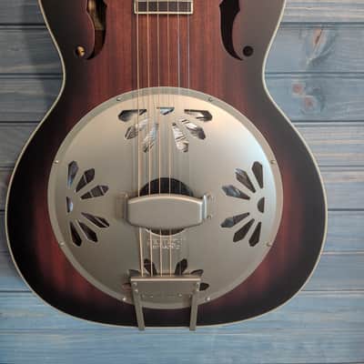 Gretsch G9240 Alligator Round-Neck Mahogany Body Biscuit Cone Resonator Guitar 2010s - 2-Color Sunburst image 2