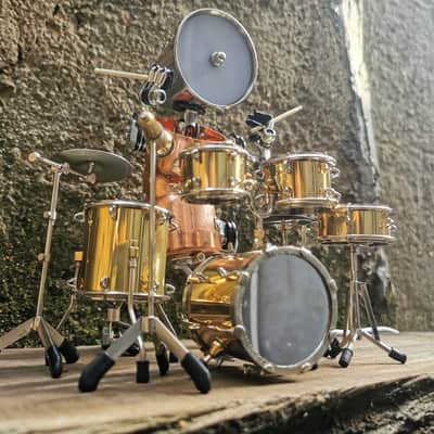 Drummer  Robot Ornaments Punk Industrial style Small Lamp Gift By Handmade,price include the import duty for US buyer image 6