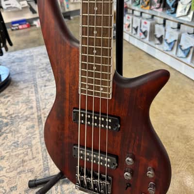 Jackson JS Series JS3V 5-String Spectra Bass - Walnut Satin image 9