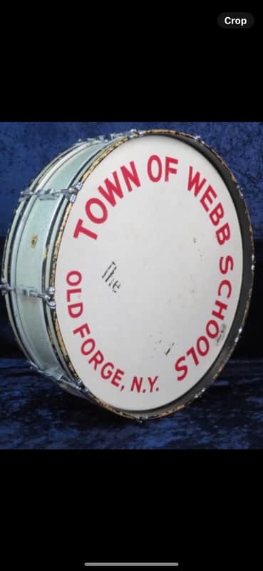 Ludwig Scotch Bass Drum 1965 - White Marine Pearl image 1