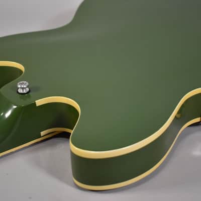 1966 Epiphone Casino Olive Drab Hollowbody Refin w/Bag image 13