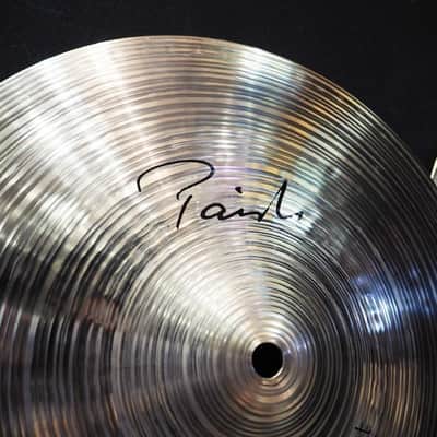 PAiSTe USED ​​Signature The Paiste Line Combo Crisp HiHat ''Rhythmatist'' pair [Top:940g/Bottom:1120g] image 4