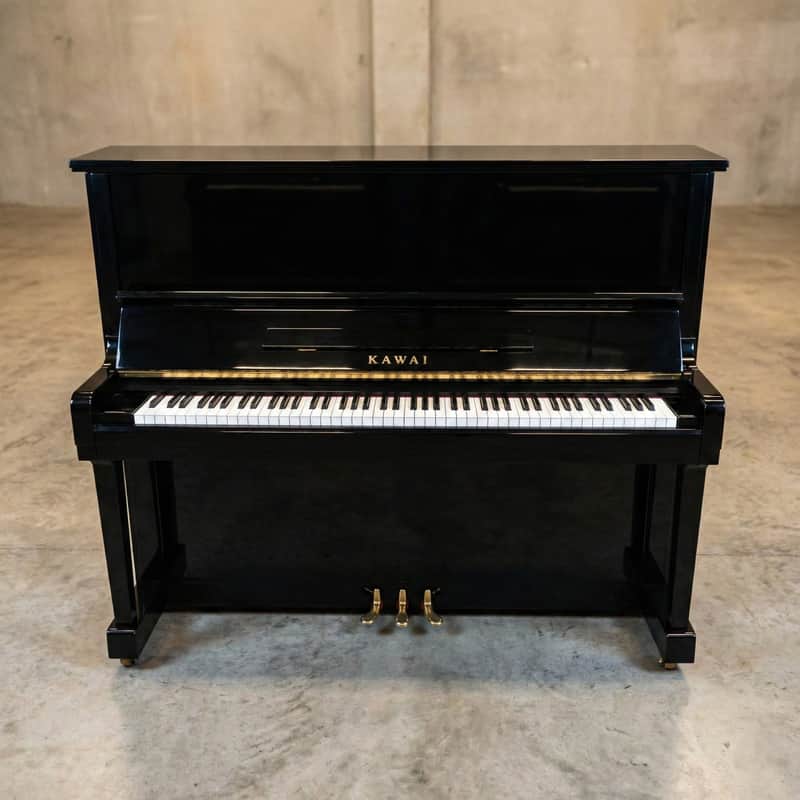 Kawai BL-11 Upright Piano – Glossy Black image 1