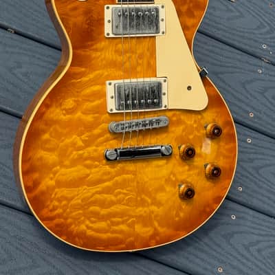 Gibson Les Paul Std. 80 Heritage Elite 1982 - stunning 43 year old crazy Quilted Maple Honey'burst Elite Museum Quality. image 3