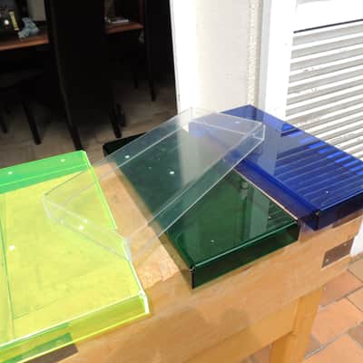 capot plexi Binson Echorec jaune fluo image 3