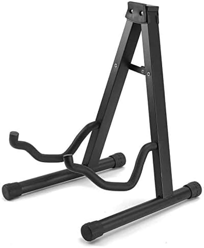 Foldable Folding Lightweight Portable Guitar Bass Cello Stringed Instrument Stand Holder for Professional Guitarist image 1