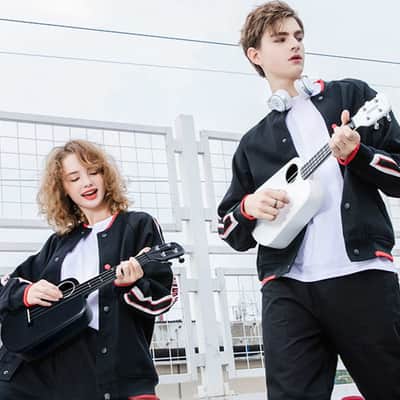 PopuMusic Populele 2 Smart Concert Ukulele - 23" Carbon Fiber with 72 LED Lights, Free Online Lessons & Song Library, Auto-Tuner, Includes Gig Bag, Strap, Nylon Strings & Picks for Family Fun,Travel & Gifts image 13