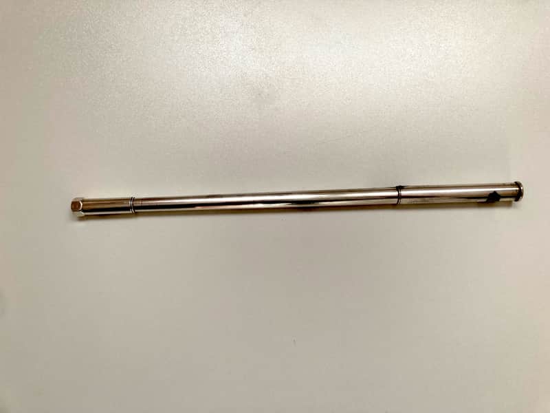 Genuine Bach Stradivarius Bb 180 Leadpipe, #43 Vernon, Silver Plated - Vintage image 1