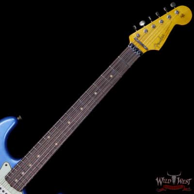 Fender Custom Shop 1962 Stratocaster HSS Floyd Rose Heavy Relic Lake Placid Blue image 9