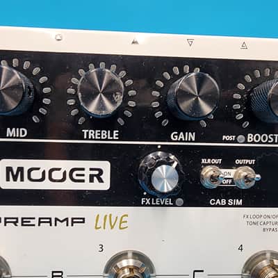 Mooer Preamp LIVE Guitar Effect Modeling Pedal 12 Channel Amp Cab Sim IR Bass image 4