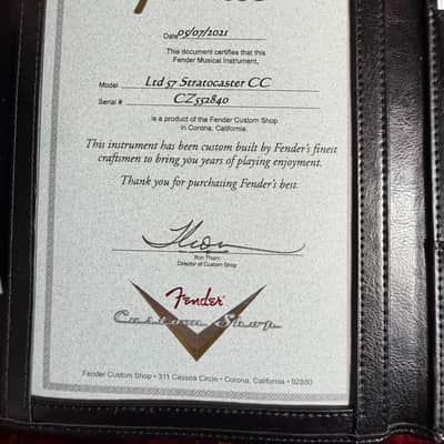 Fender Stratoscaster CC Ltd 57 2021 - Sumburst, Rosewood neck image 3