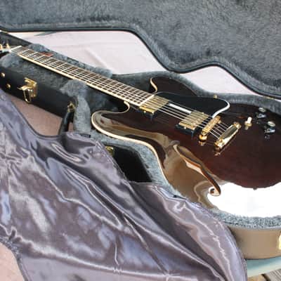 Gibson Custom ES-335 Dot Figured Transparent Brown/Gold 2010 Memphis image 10
