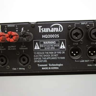 Tsunami HQ2002S Switching Power Amplifier, For Parts Or Repair image 7