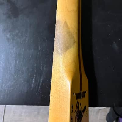 Warmoth Stratocaster replacement neck - Nitrocellulose Lacquer Relic Finish image 9