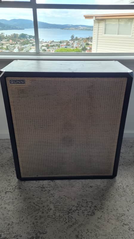 Gunn 4x12 Cabinet Late 1960s to 1970s - Black image 1