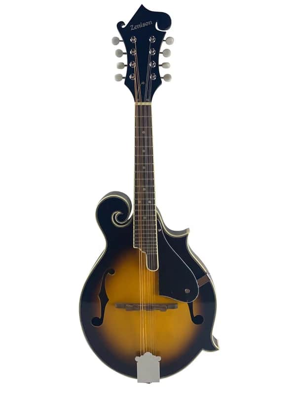 8-String Acoustic F-Style Mandolin with F Holes – Faded Yellow Sunburst image 1