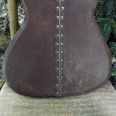 Klira Triumphator 1960 vintage German guitar Framus Hofner Hopf leather cover image 7