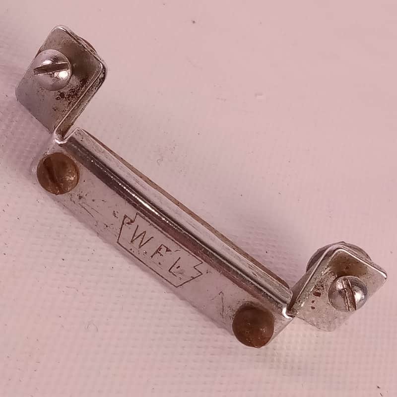 *WFL Snare Drum Butt Plate P32 Chrome Super Ludwig Brass Supraphonic Vintage 50s image 1