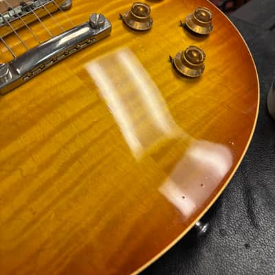 2007 Gibson Custom Shop ‘59 Les Paul Reissue R9 VOS Yamano Sunrise Teaburst image 25