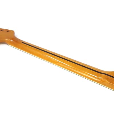 Brio Binded Maple Rosewood Fingerboard S-Style Neck w Block Inlays - Poly image 3
