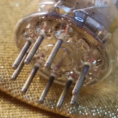 Amperex 6DJ8 tNOS AT1000 TESTED Balanced! PI Vacuum Tube Heerlen Small Halo Getter GA7 GAA GAC Bugle Boy T4bb ECC88 dual triode 1962-1968 image 11
