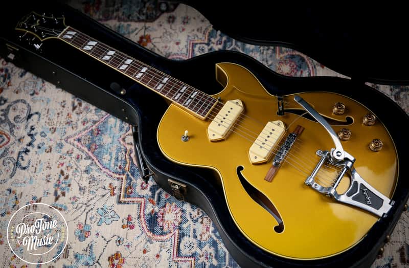 Peerless Gigmaster SC Hollow Body Metallic Gold image 1