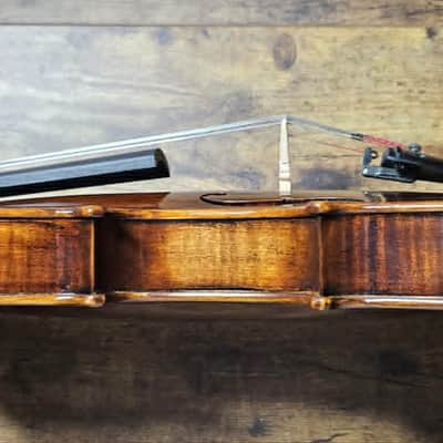 2026 *Featured* New "Phantom 19" 4/4 Violin | 1PC Flamed Back | Dark Tone | New Bow image 3