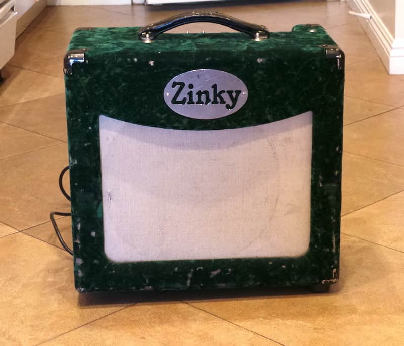 Zinky Velveteen Green Guitar Tube Amp Combo Amplifier image 1